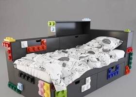 现代儿童积木床3D模型下载 现代儿童积木床3D模型下载