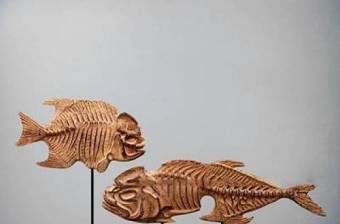 现代鱼骨摆件组合3D模型下载 现代鱼骨摆件组合3D模型下载