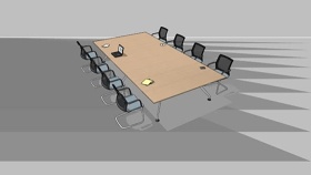 办公桌椅组合 草图大师模型SU模型下载 办公桌椅组合 草图大师模型SU模型下载