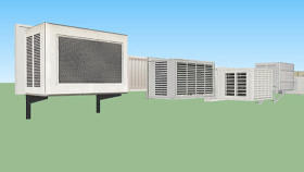 壁式空调机组 活动房屋 取暖器 显示器 烤炉 室外 SU模型下载 壁式空调机组 活动房屋 取暖器 显示器 烤炉 室外 SU模型下载