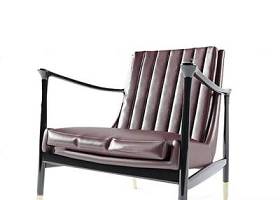 现代皮革休闲椅3D模型下载 现代皮革休闲椅3D模型下载