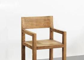 新中式原木色木艺扶手椅3D模型下载 新中式原木色木艺扶手椅3D模型下载