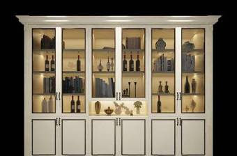欧式实木酒柜红酒3D模型下载 欧式实木酒柜红酒3D模型下载