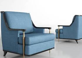 现代布艺单人沙发3d模型下载 现代布艺单人沙发3d模型下载