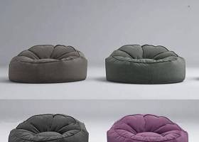 现代布艺休闲懒人沙发3D模型下载 现代布艺休闲懒人沙发3D模型下载