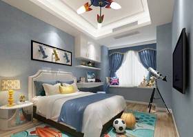 地中海儿童卧室男孩房3D模型下载 地中海儿童卧室男孩房3D模型下载
