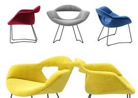 现代彩色布艺休闲椅组合3d模型下载 现代彩色布艺休闲椅组合3d模型下载