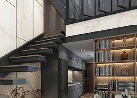 现代复式单身公寓客厅卧室3D模型下载 现代复式单身公寓客厅卧室3D模型下载