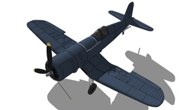小型飞机 草图大师模型SU模型下载 小型飞机 草图大师模型SU模型下载