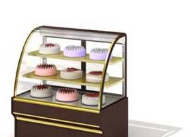 现代棕色木艺蛋糕柜3D模型下载 现代棕色木艺蛋糕柜3D模型下载