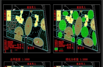 原创文化广场景观规划图CAD图纸
