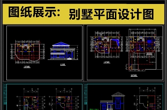 原创2019精选别墅CAD平面设计