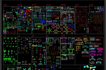 原创2019室内设计综合cad图库