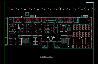 原创酒店桑拿中心CAD施工图