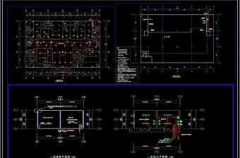 CAD医院门诊楼弱电智能化系统平面图