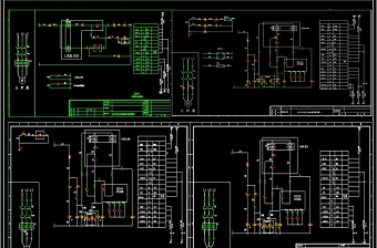 标准公用电机CAD原理图