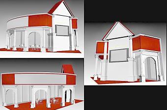 展览模型 3D设计模型 展示模型图片