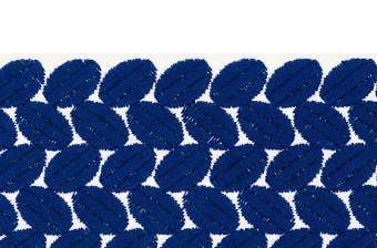 高仿深蓝色叶子针线地毯贴图