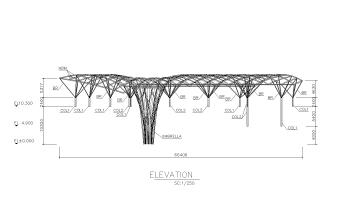 ETFE膜结构施工图（海外项目）