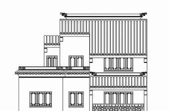 [苏州徽派]某二层別墅古建设计施工图